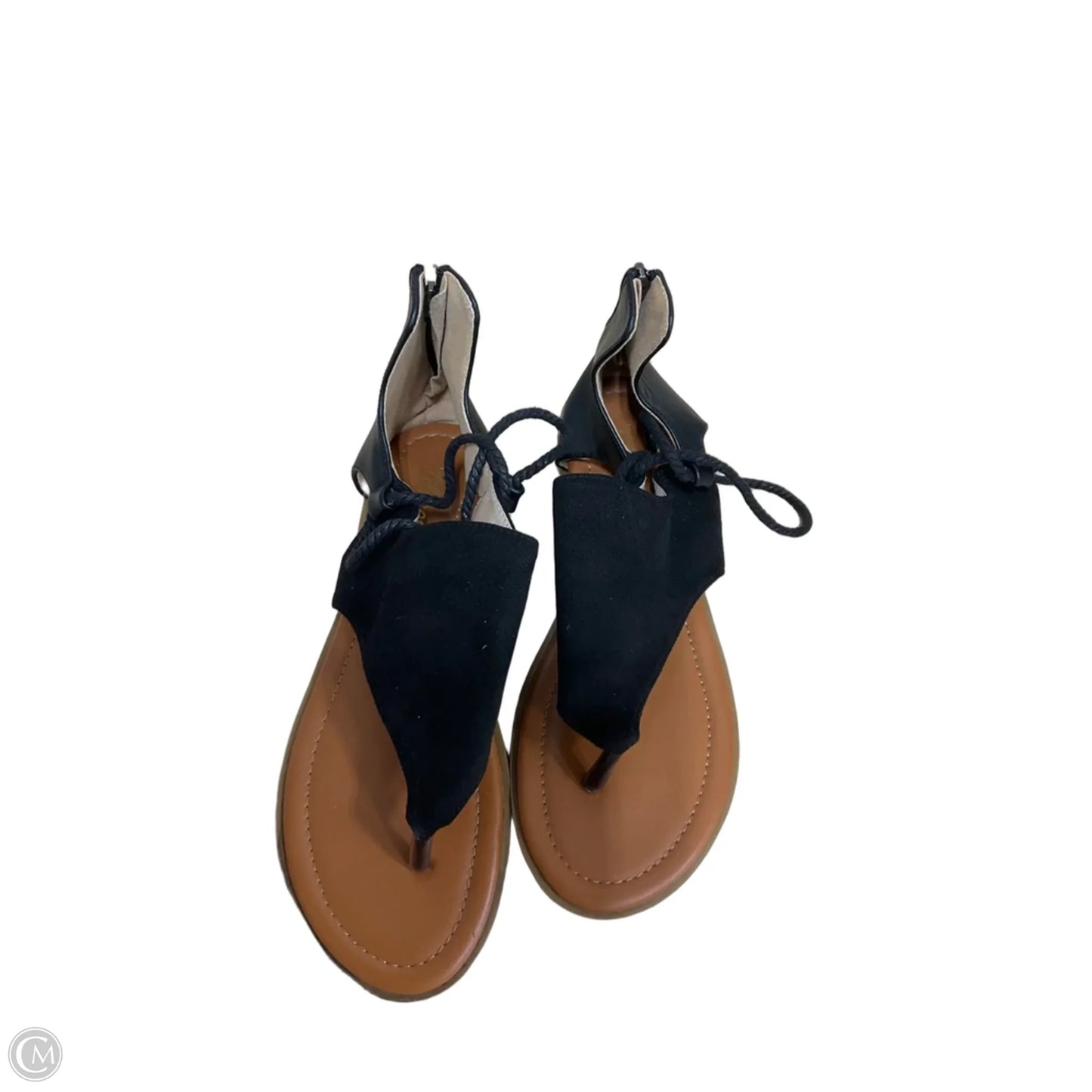 Sandals Flats By Cmc In Black, Size: 9