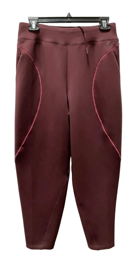 Athletic Pants By Nike In Maroon, Size: S