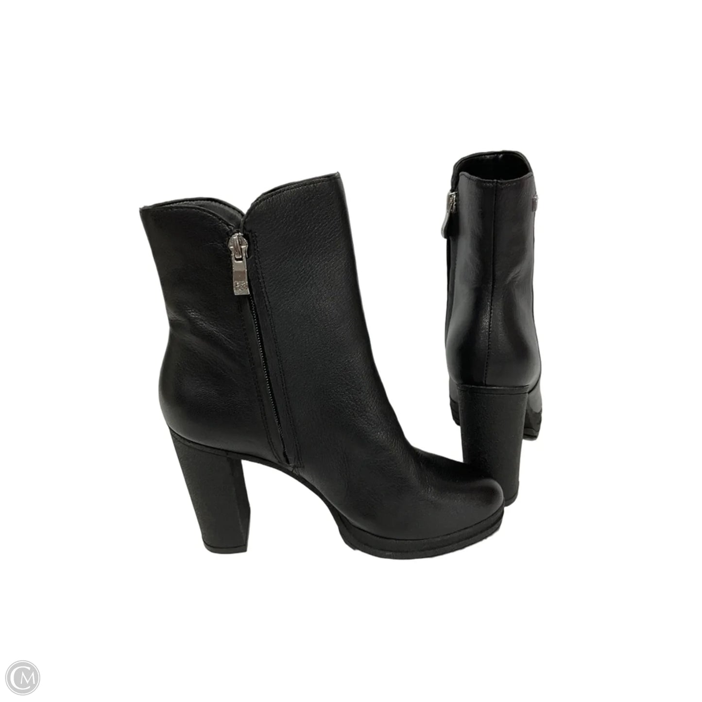 Boots Ankle Heels By Dkny In Black, Size: 7