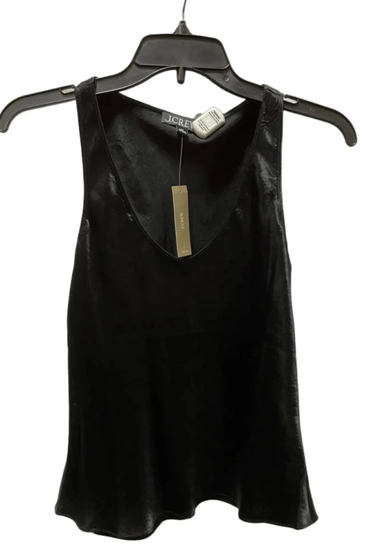 Top Sleeveless By J. Crew In Black, Size: Xs
