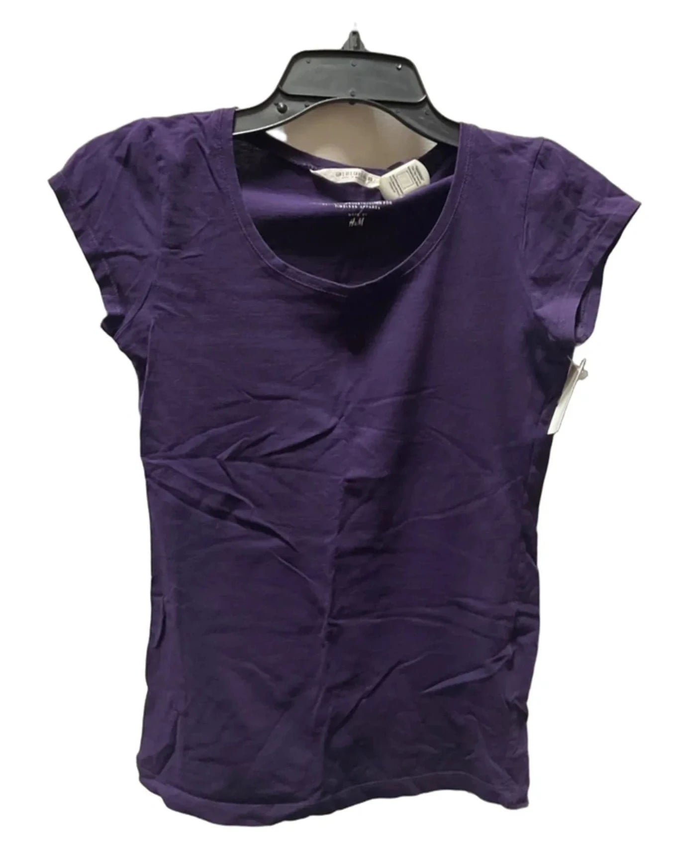 Top Short Sleeve Basic By Logg In Purple, Size: S