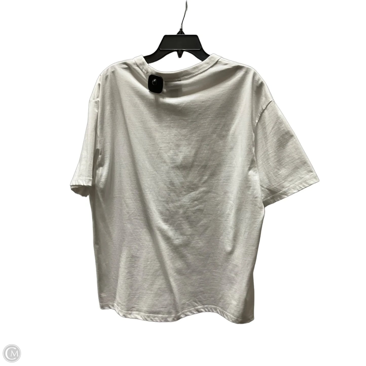 Top Short Sleeve Basic By H&m In White, Size: L