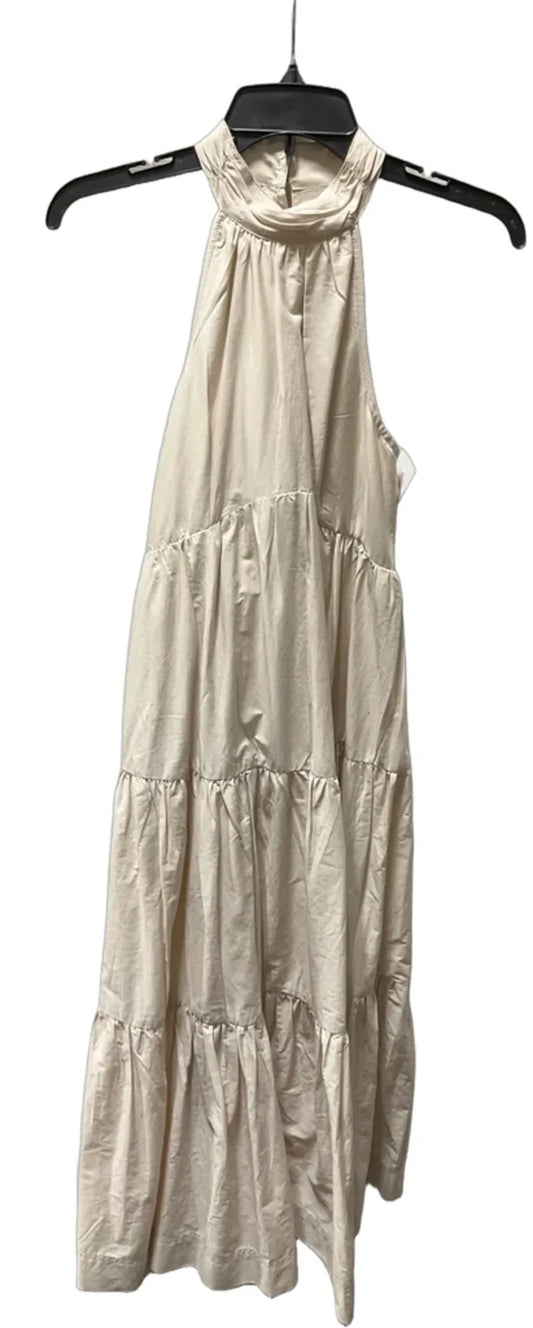 Dress Casual Maxi By Maeve In Cream, Size: 2
