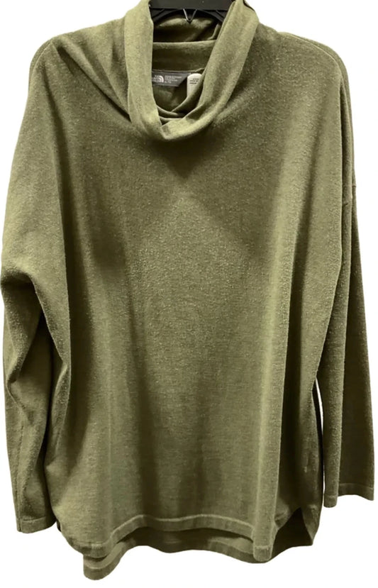 Top Long Sleeve By The North Face In Green, Size: Xl