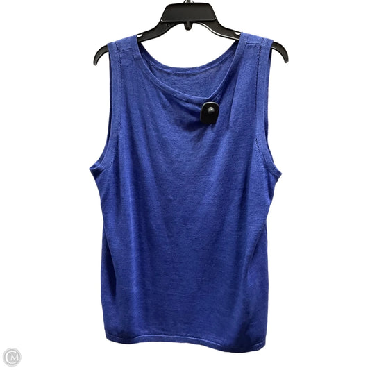 Top Sleeveless By Talbots In Blue, Size: 2x