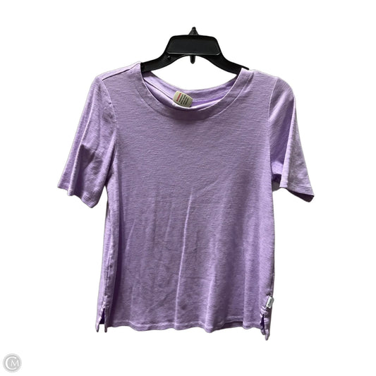 Top Short Sleeve Basic By Orvis In Purple, Size: S