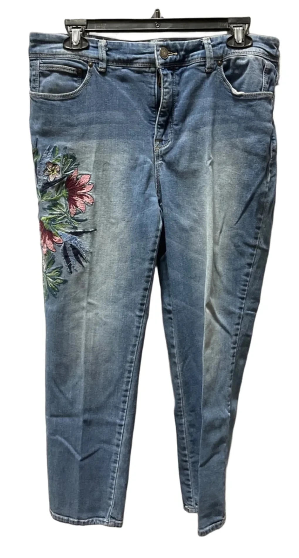 Jeans Cropped By Chicos In Blue, Size: M