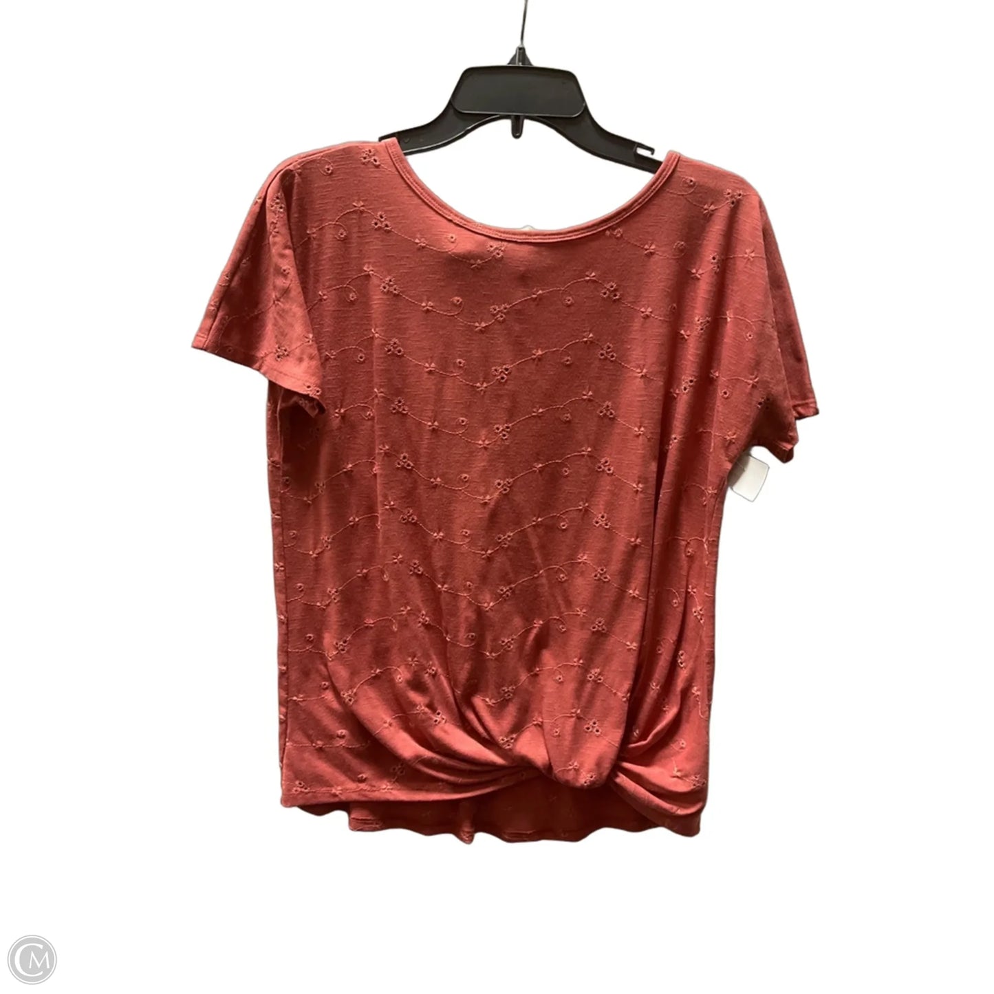 Top Short Sleeve By Maurices In Orange, Size: S