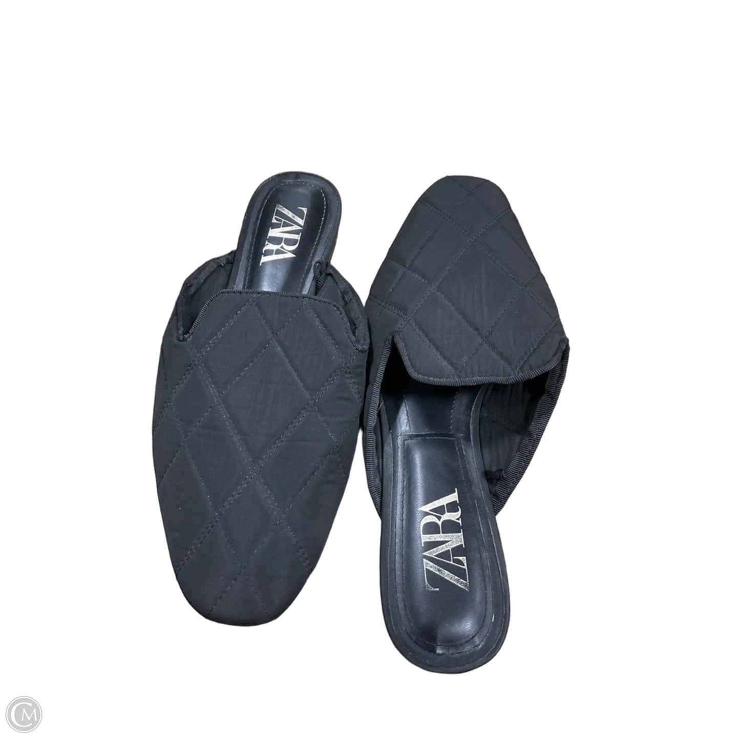 Shoes Flats By Zara In Black, Size: 9