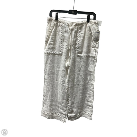 Pants Linen By Joie In White, Size: M
