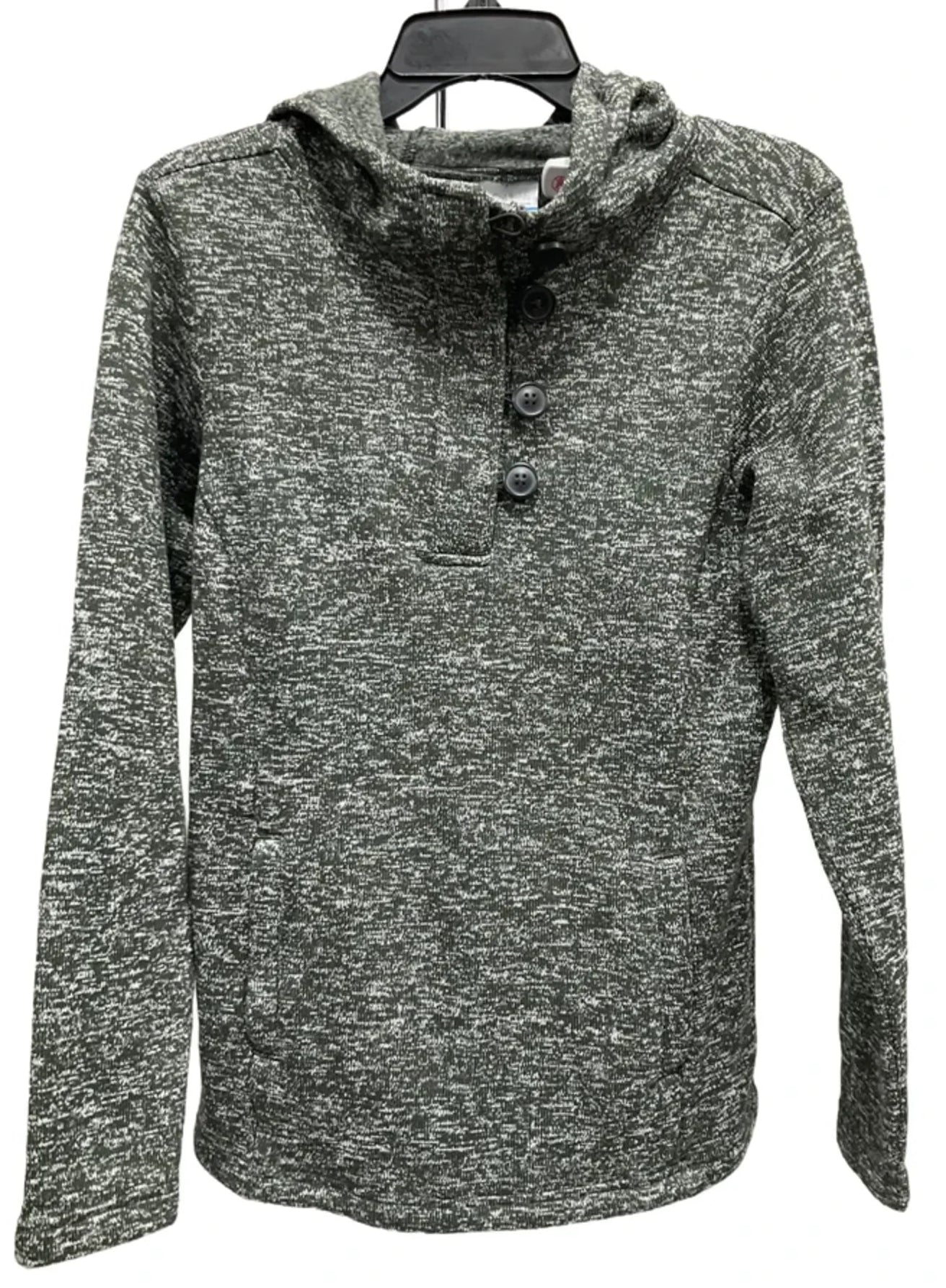 Sweatshirt Hoodie By Columbia In Green, Size: M