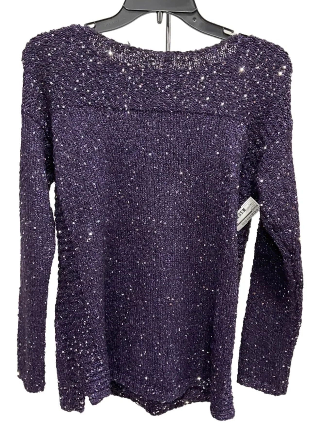 Sweater By Chicos In Purple, Size: M