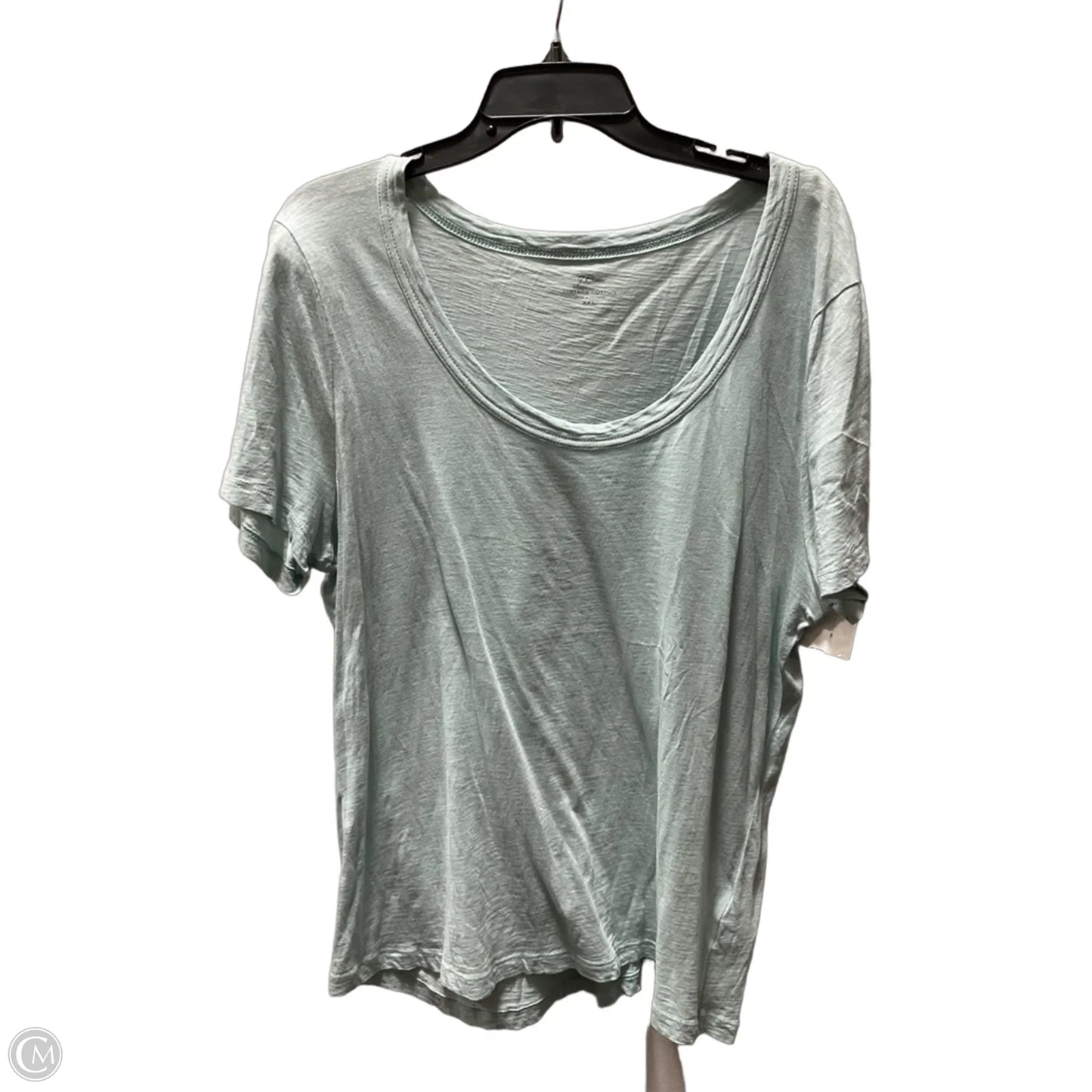 Top Short Sleeve Basic By J. Crew In Blue, Size: Xxl