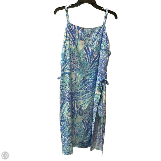 Dress Designer By Lilly Pulitzer In Blue, Size: 12