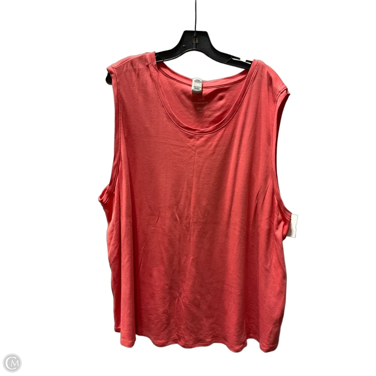 Top Sleeveless Basic By J. Jill In Orange, Size: 4x