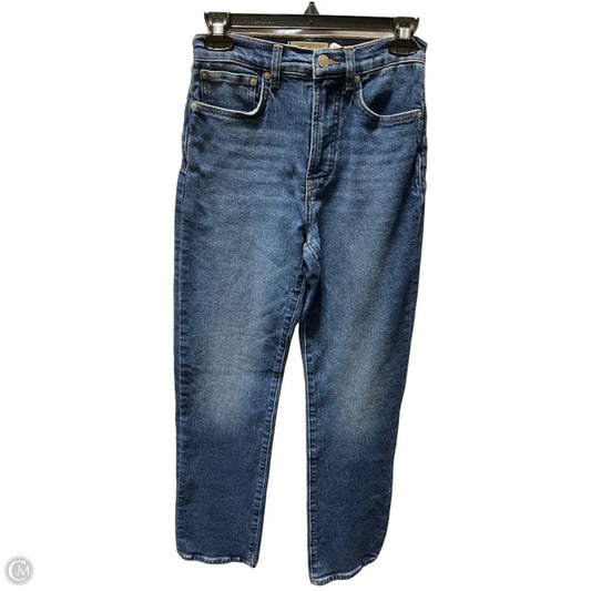 Jeans Straight By Madewell In Blue, Size: 0