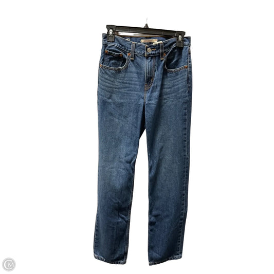 Jeans Straight By Levis In Blue, Size: 0