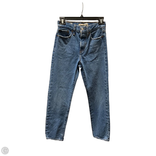 Jeans Straight By Levis In Blue, Size: 0