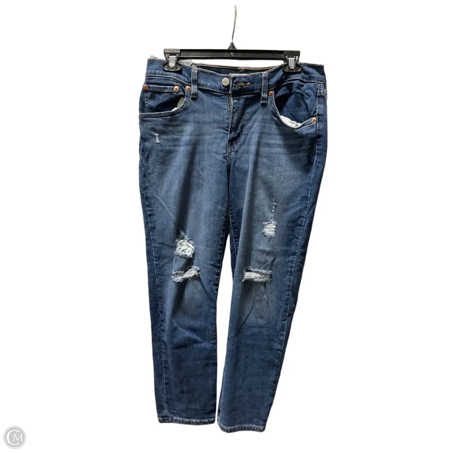 Jeans Boyfriend By Levis In Blue, Size: 6