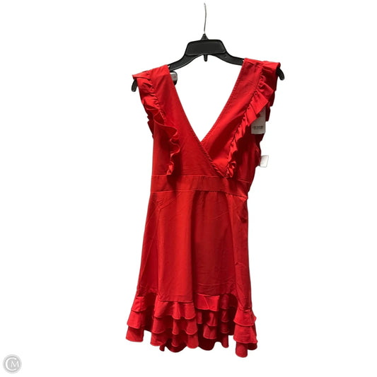 Dress Casual Short By Cmc In Red, Size: M