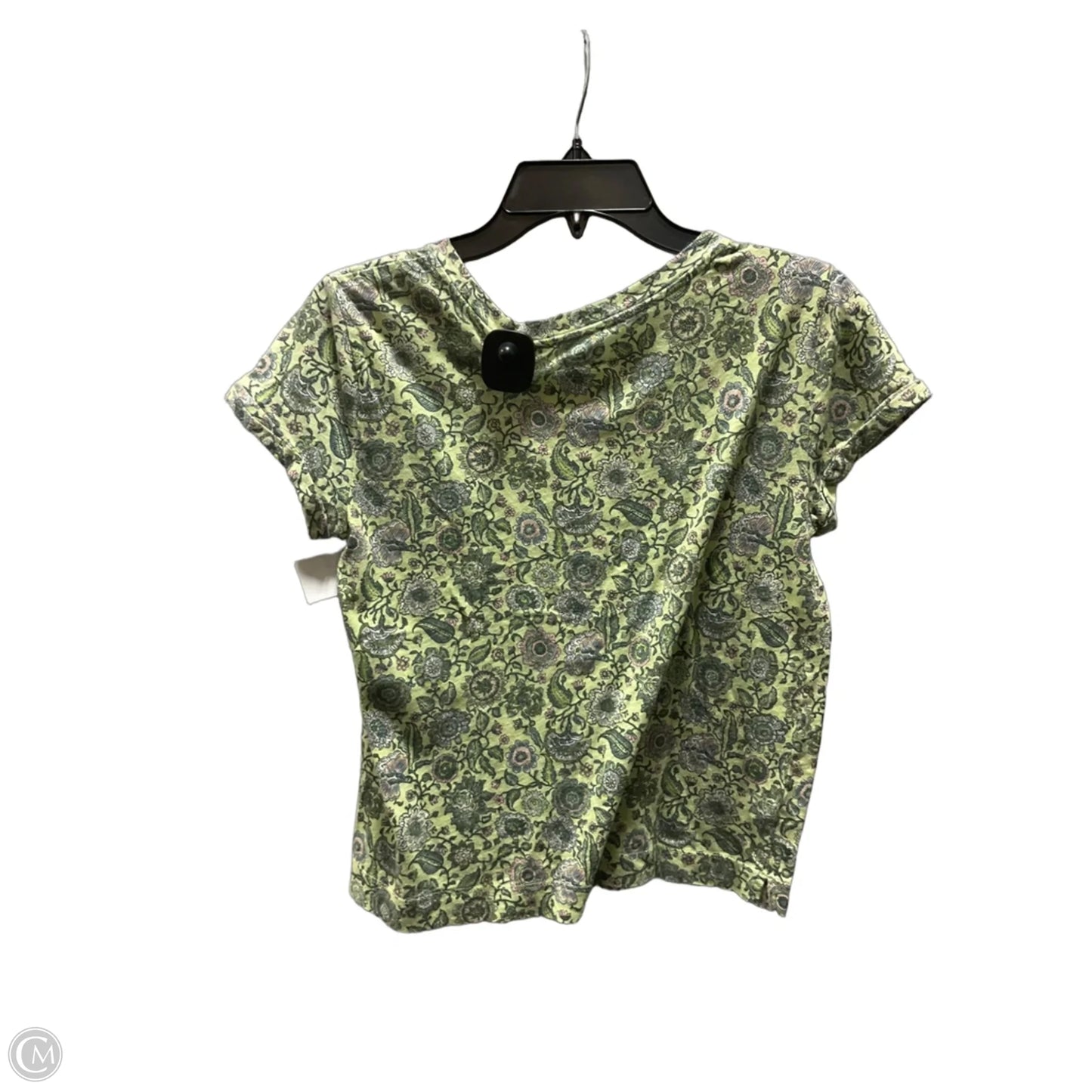Top Short Sleeve By Loft In Green, Size: S