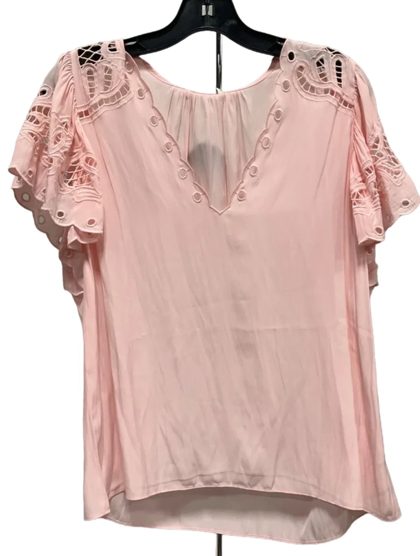Top Short Sleeve By Ramy Brook In Pink, Size: M