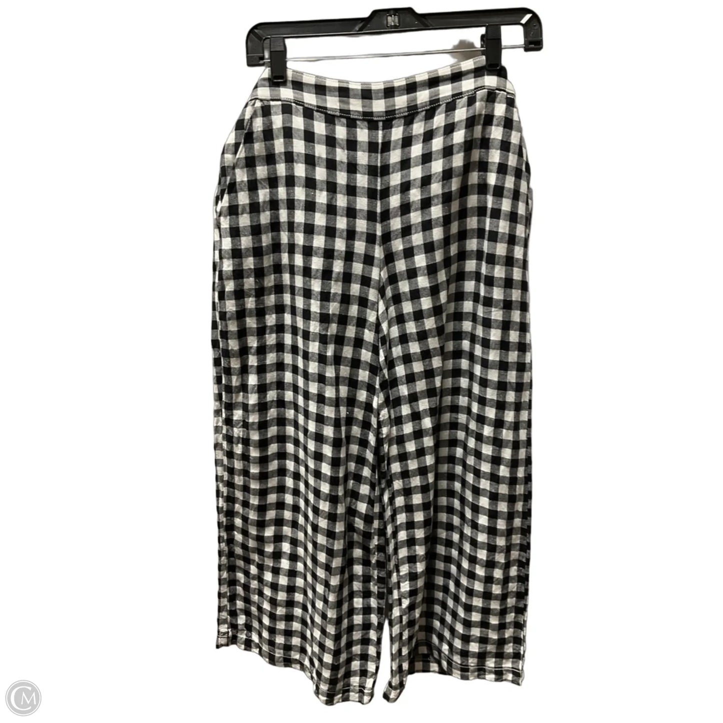 Pants Linen By Loft In Black, Size: S