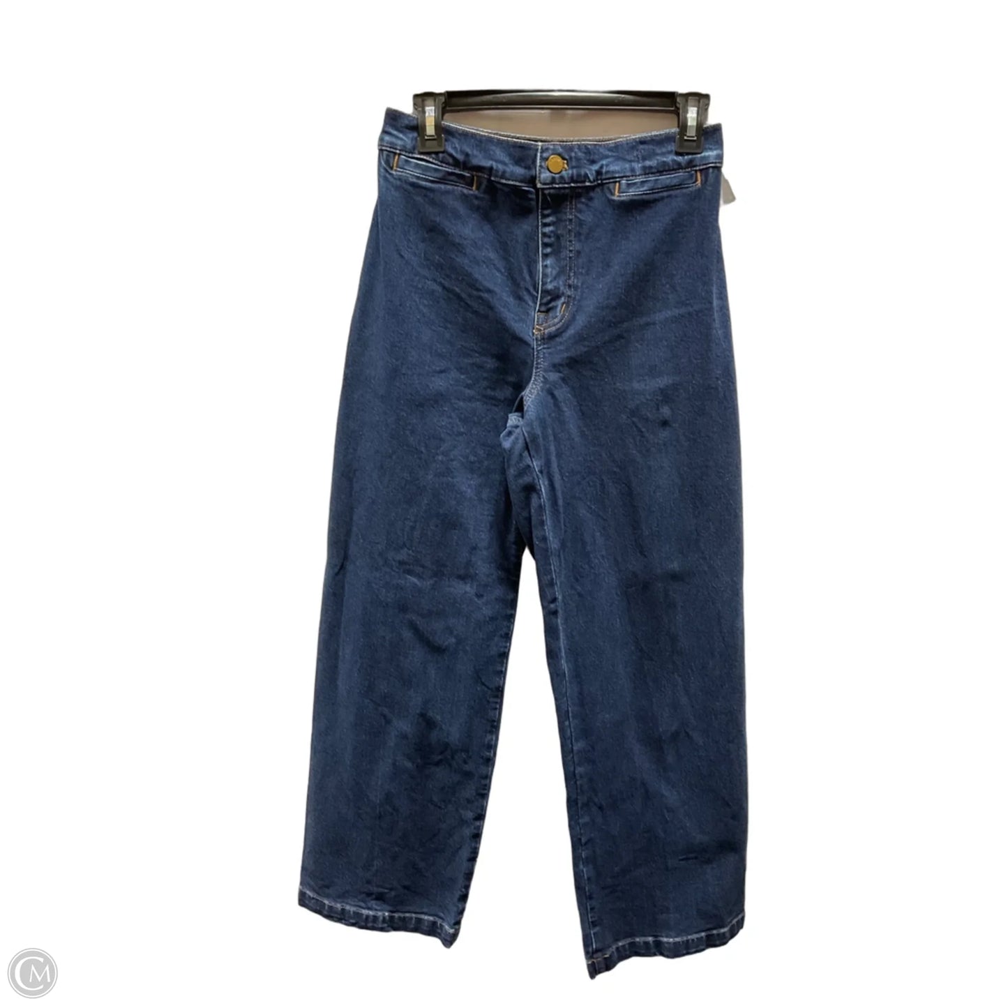 Jeans Wide Leg By Madewell In Blue, Size: 2
