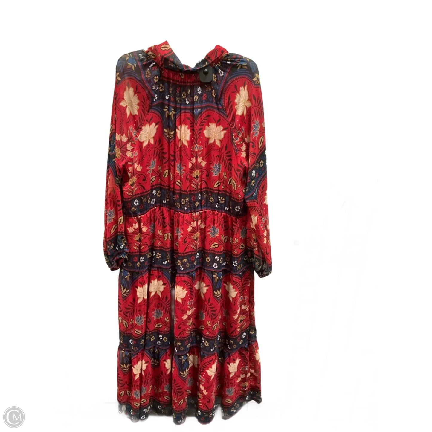 Dress Casual Maxi By Loft In Red, Size: Xxl