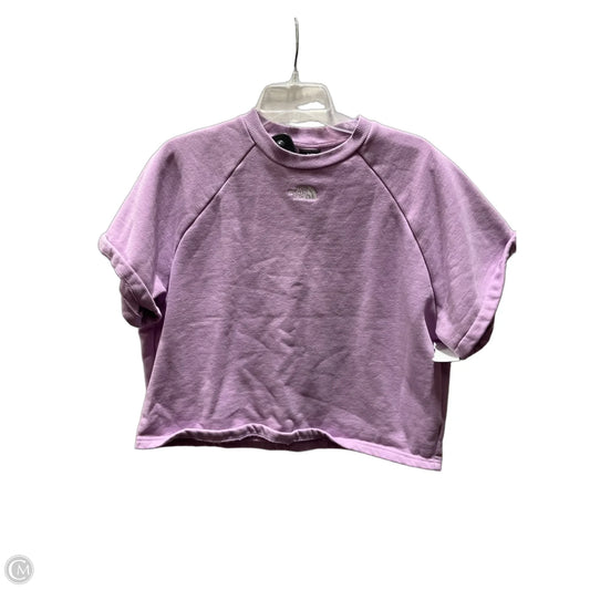 Athletic Top Short Sleeve By The North Face In Purple, Size: S
