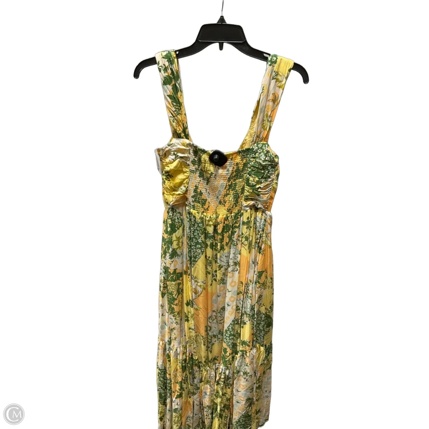 Dress Casual Maxi By Free People In Yellow, Size: L