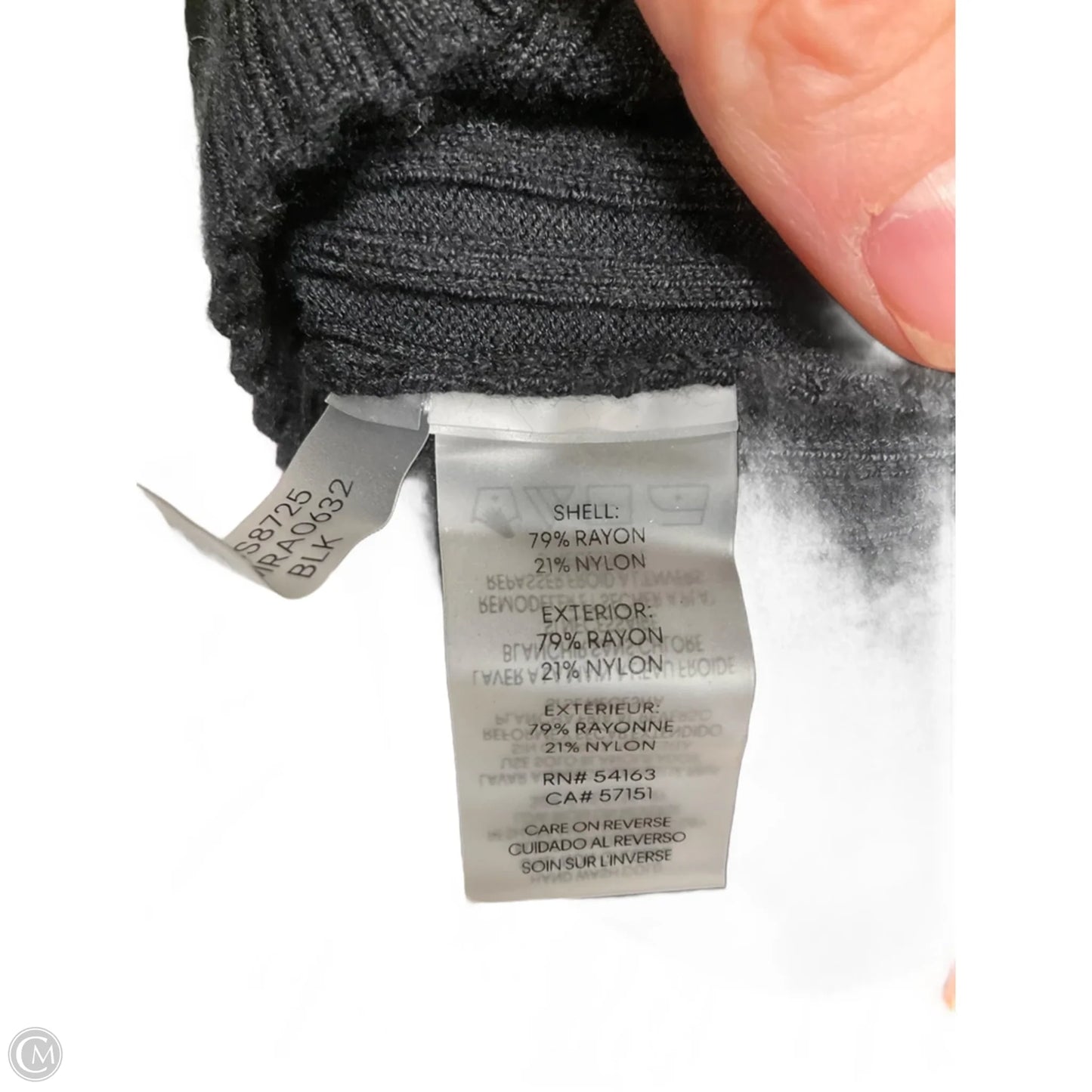 Top Sleeveless By Calvin Klein In Black, Size: M