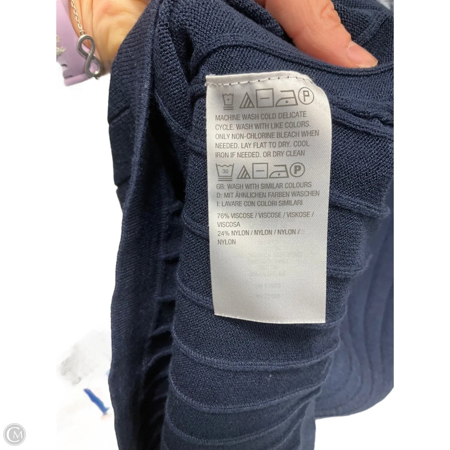 Top Short Sleeve By Cmc In Blue, Size: S