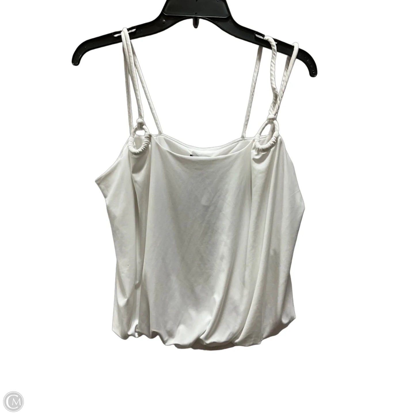 Top Sleeveless By Express In White, Size: L