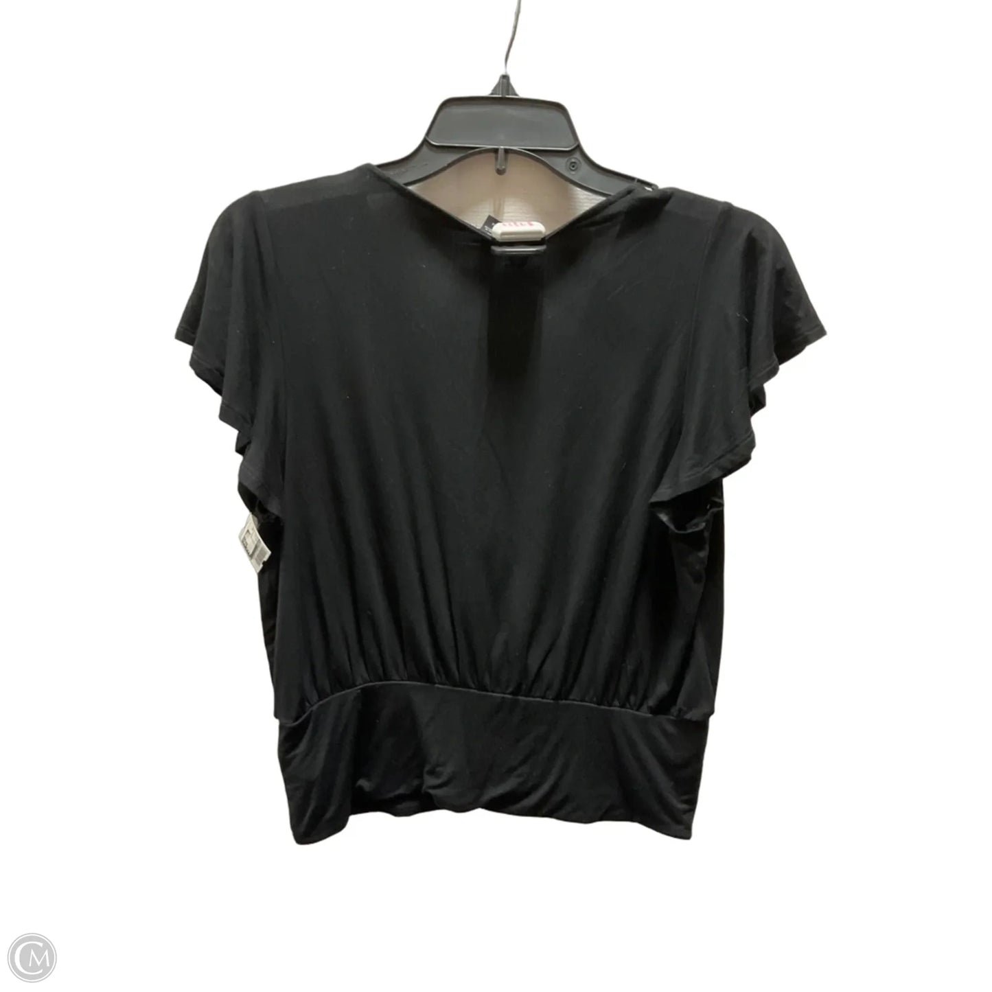 Top Short Sleeve By Express In Black, Size: M