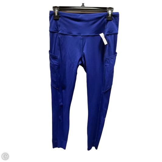 Athletic Leggings By Lululemon In Blue, Size: 8