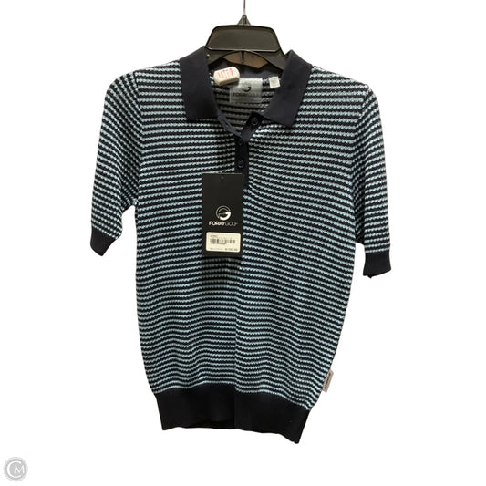 Athletic Top Short Sleeve By Cmb In Blue, Size: Xs
