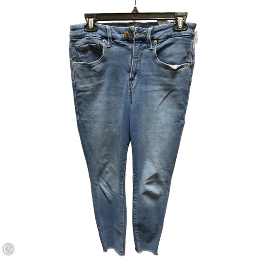 Jeans Skinny By Good American In Blue, Size: 10