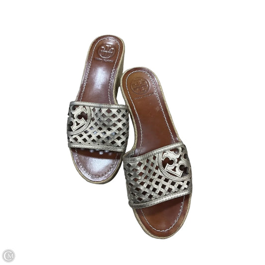 Sandals Designer By Tory Burch In Brown, Size: 9