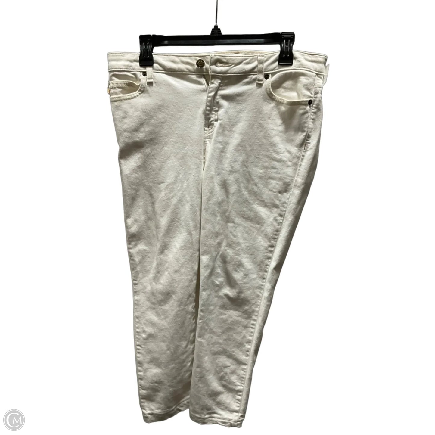 Jeans Designer By Michael Kors In White, Size: 8