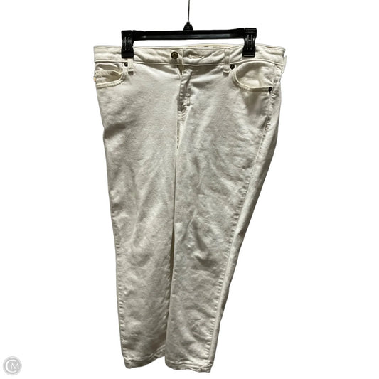 Jeans Designer By Michael Kors In White, Size: 8