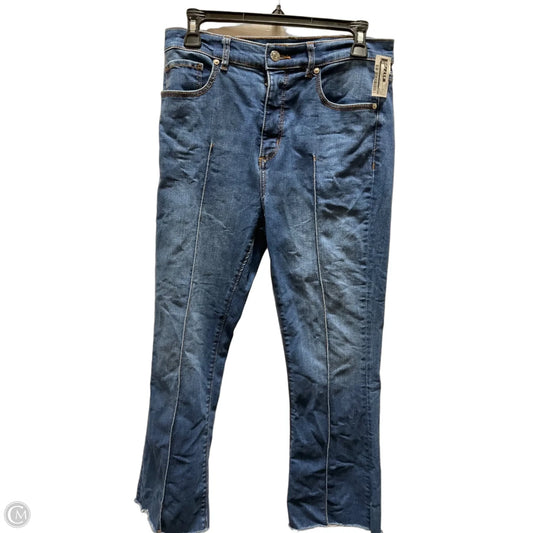 Jeans Cropped By Loft In Blue, Size: 6
