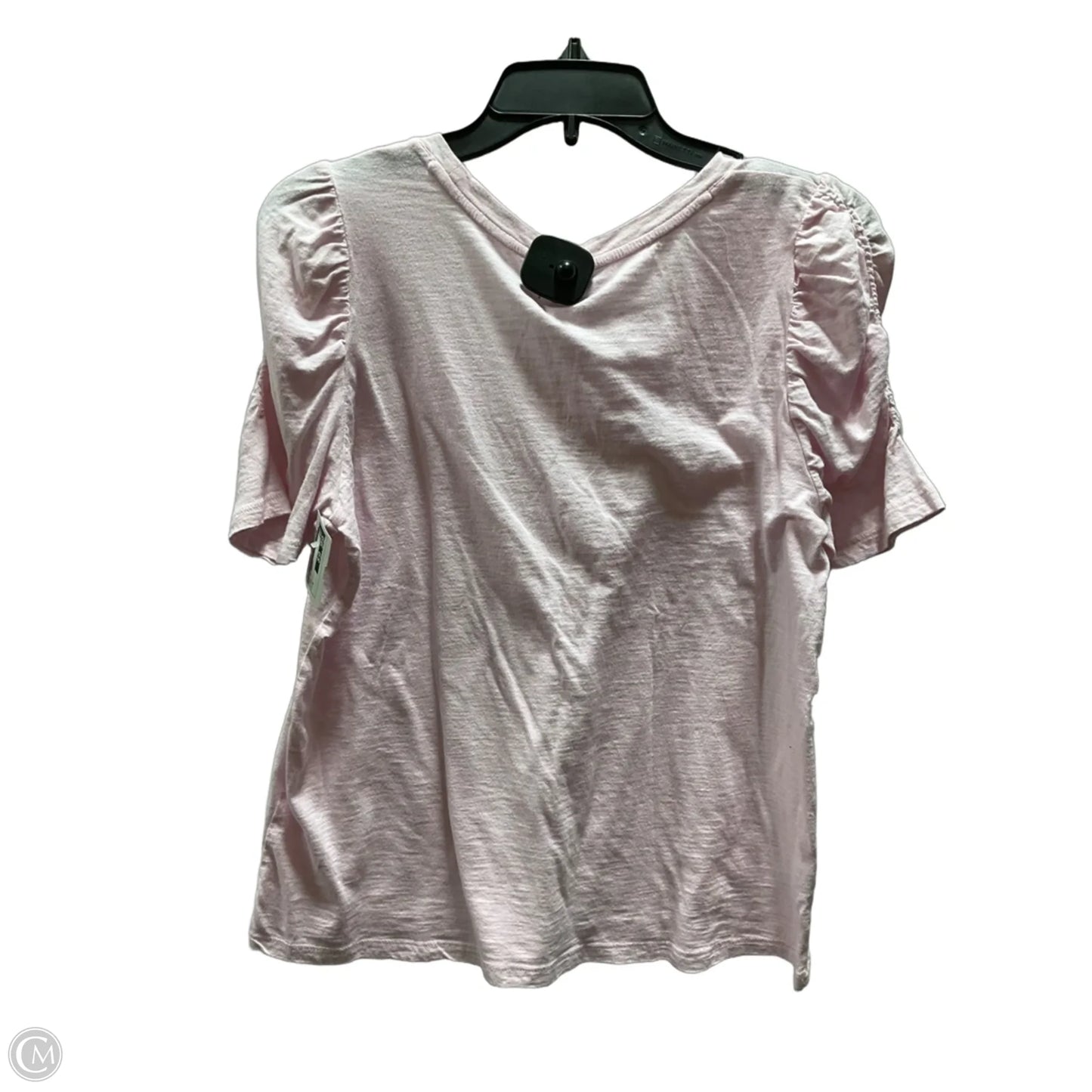Top Short Sleeve Basic By Loft In Pink, Size: M