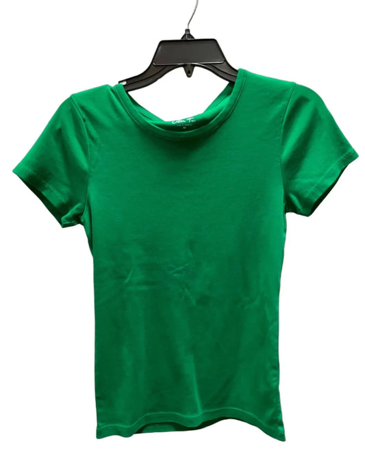 Top Short Sleeve Basic By J. Crew In Green, Size: M