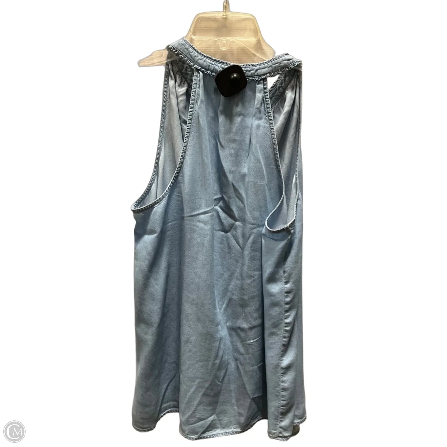 Top Sleeveless By Lc Lauren Conrad In Blue, Size: M