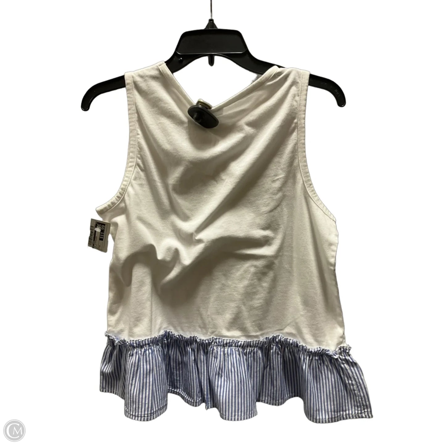 Top Sleeveless By J. Crew In White, Size: M