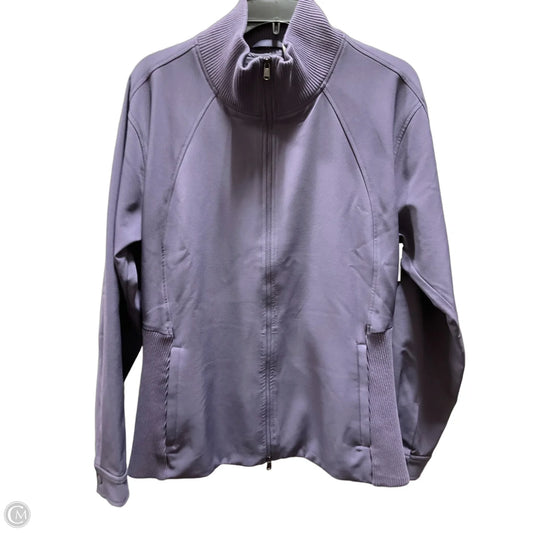 Athletic Jacket By Athleta In Purple, Size: M