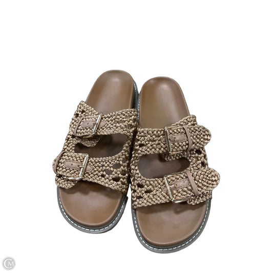 Sandals Flats By Joie In Tan, Size: 8.5