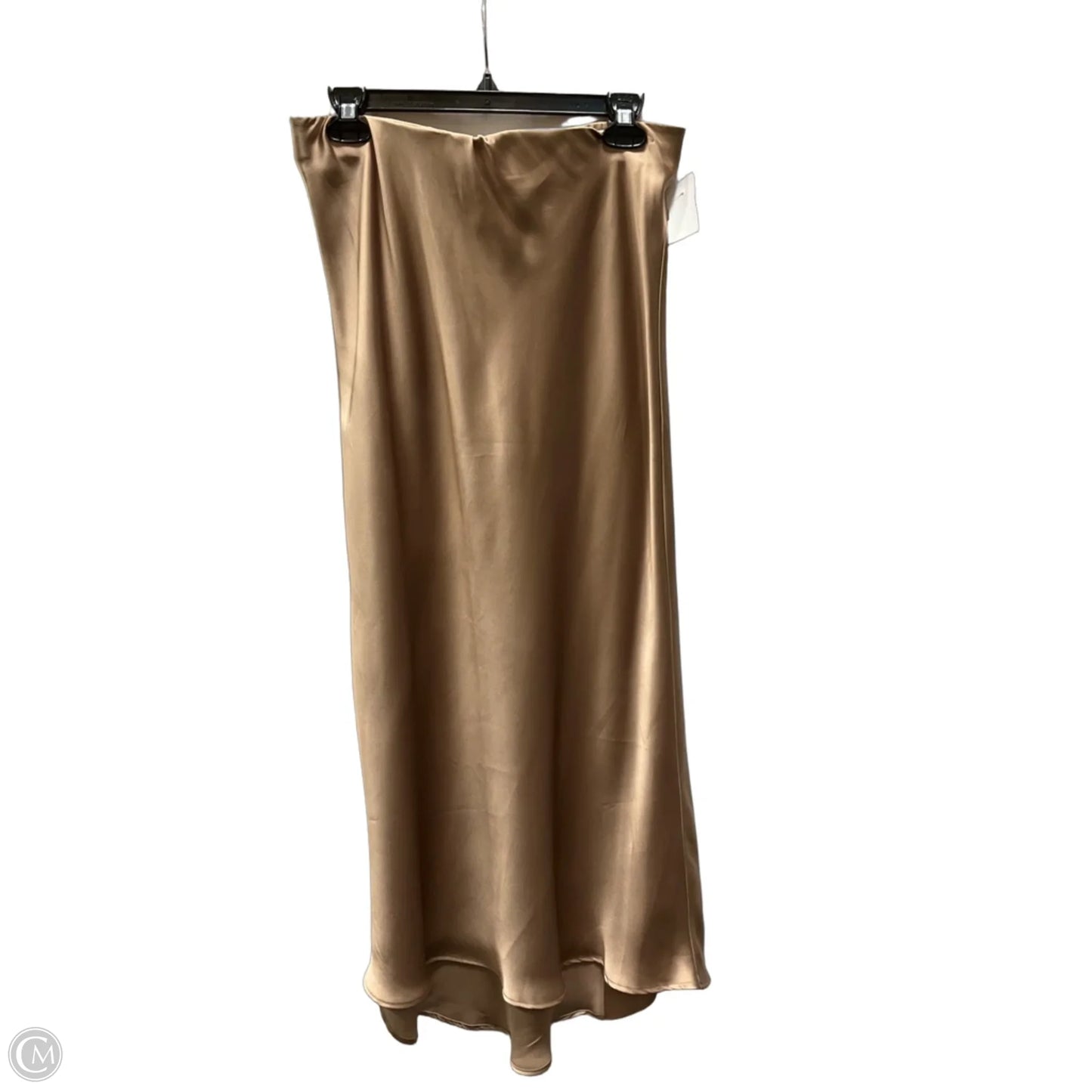 Skirt Maxi By Zara In Gold, Size: L