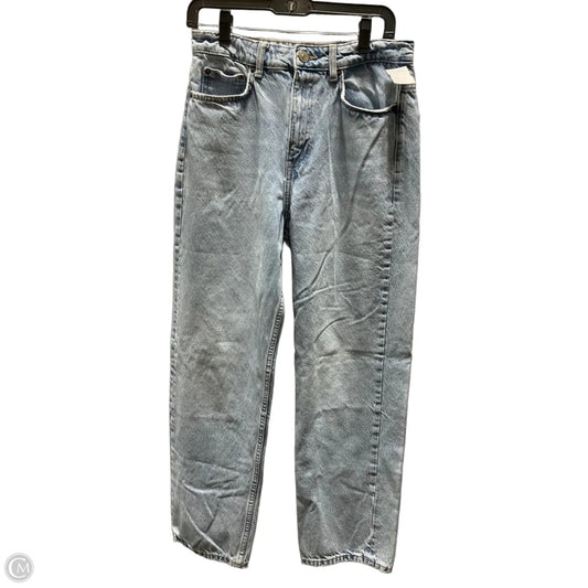 Jeans Wide Leg By Zara In Blue, Size: 8